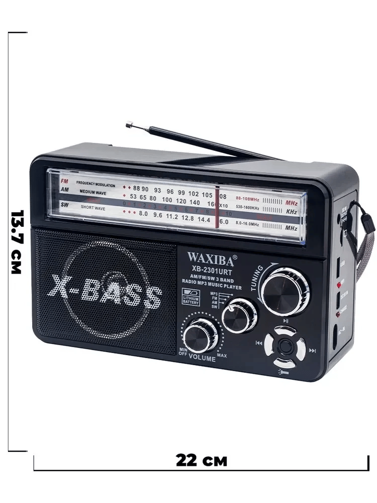 Nostaljik Radyo Waxıba Nostaljik Radyo Bluetooth Fm Usb Xb-2301rt Bx40