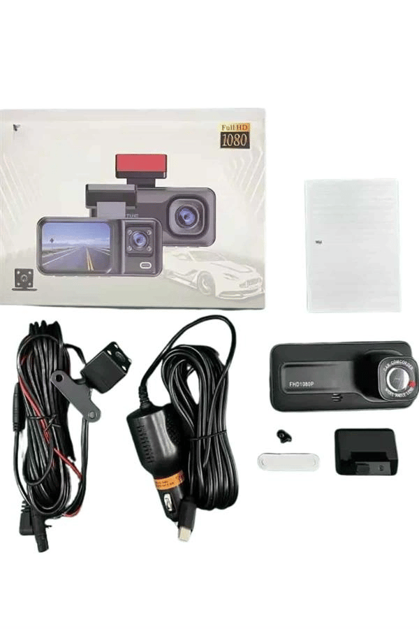 Ön ve Arka Kameralı 2 İnç 1080P Full HD DVR Araç İçi Ekran