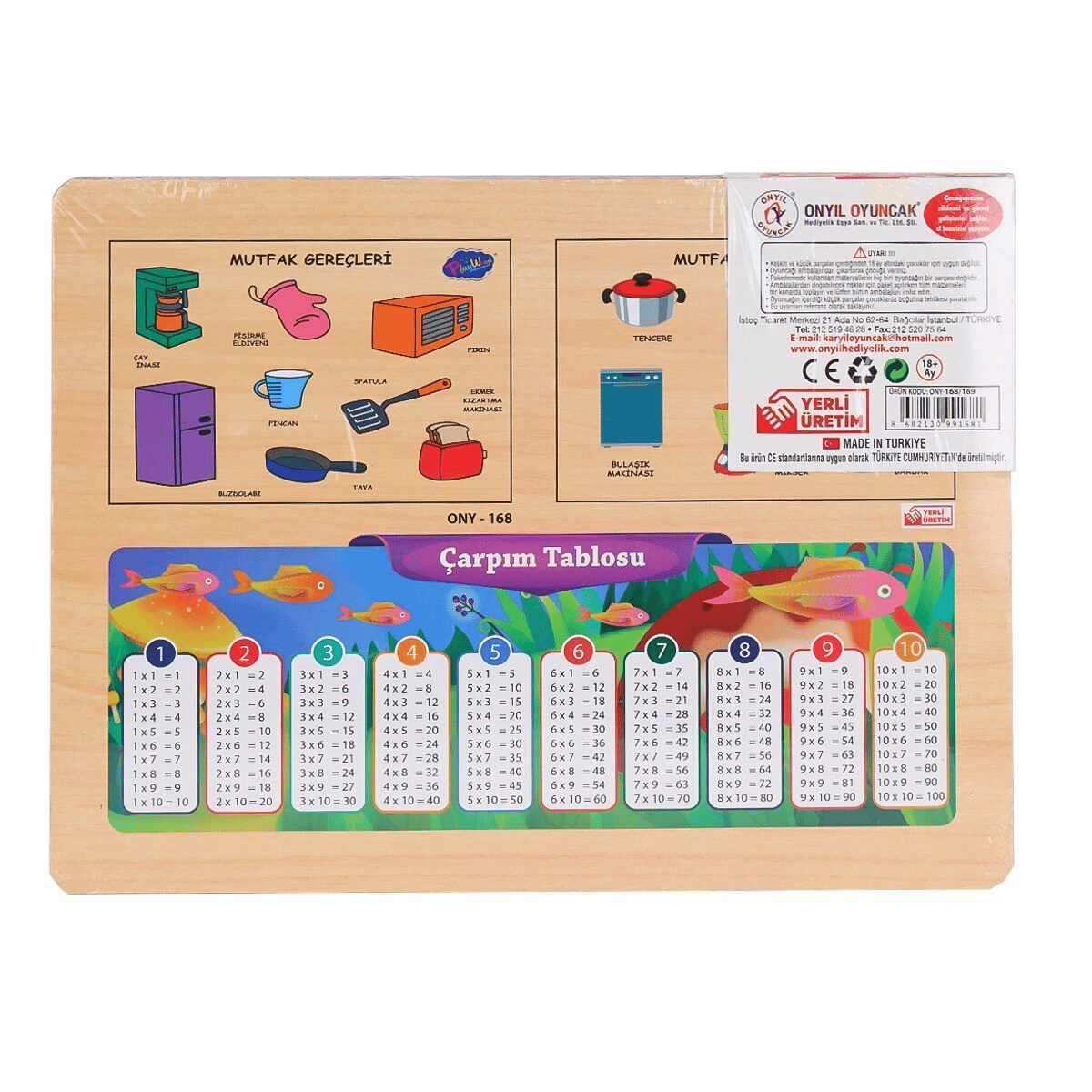 ONY-168-169 Ahşap Tutmalı Mutfak Gereçleri -Eco Lounge