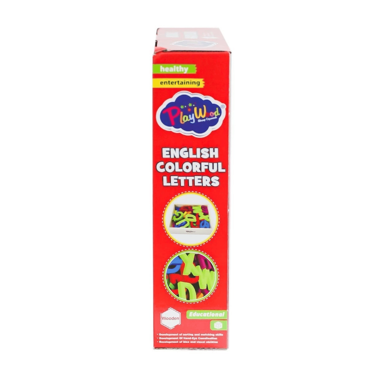 ONY-402 Ahşap Renkli Harfler 33 Parça