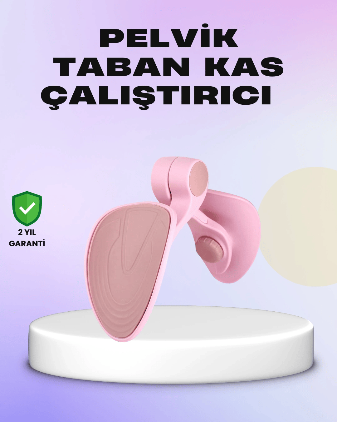 Pelvik Taban ve Uyluk Egzersiz Aleti Ev Tipi Taşınabilir