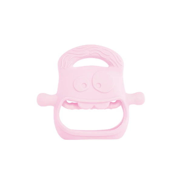 Pembe Bebek Silikon Diş Kaşıyıcı