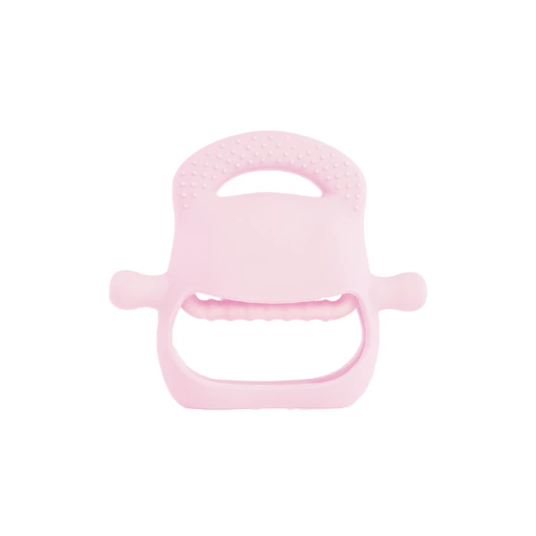 Pembe Bebek Silikon Diş Kaşıyıcı