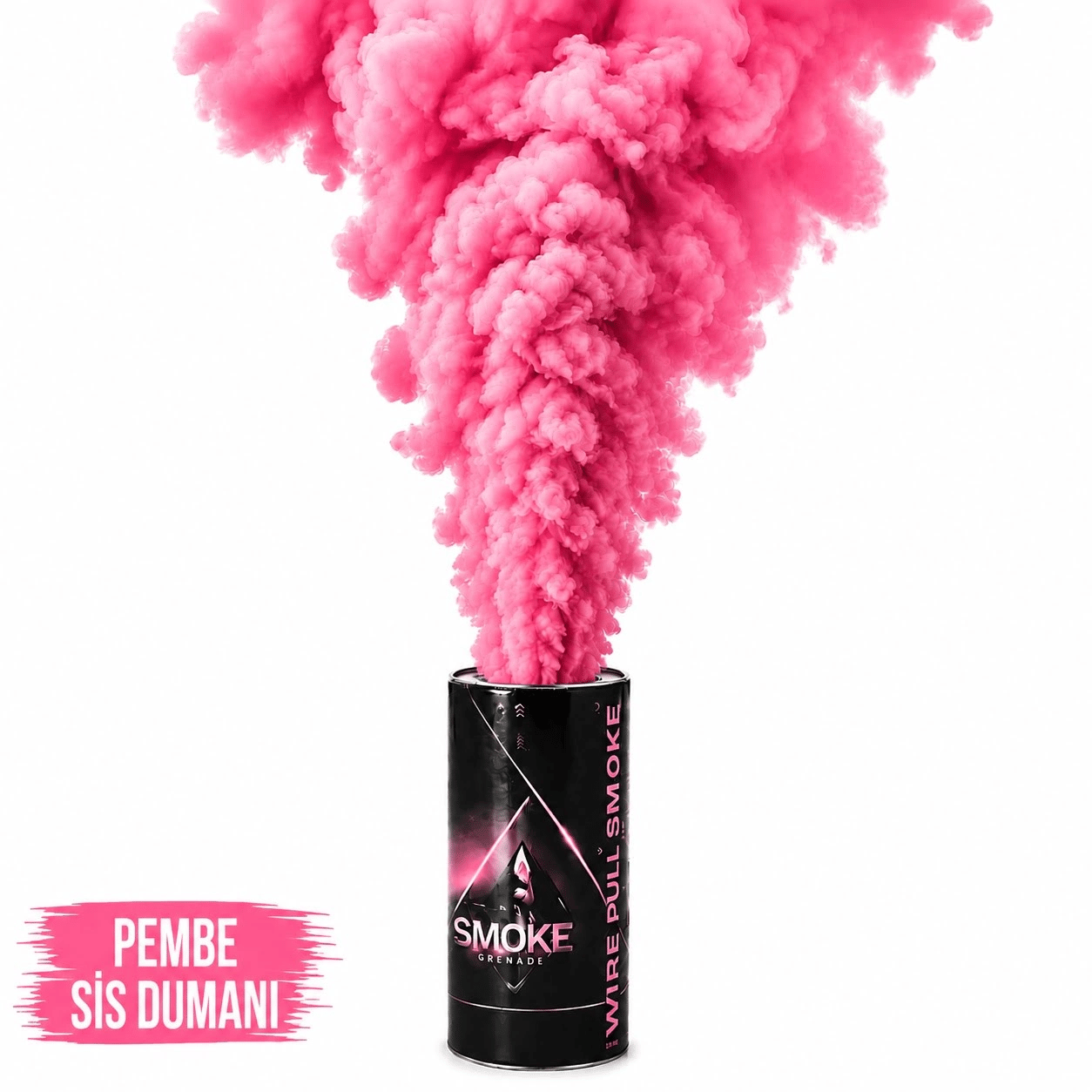 Pembe Renk Sis Pembe Duman 1 Adet Bx40