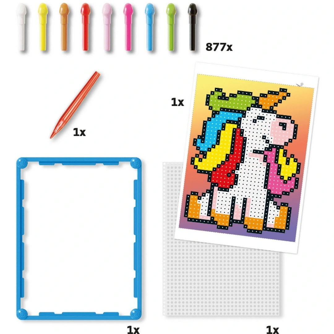 Pixel Sanatı Unicorn 877 Parça S03000767