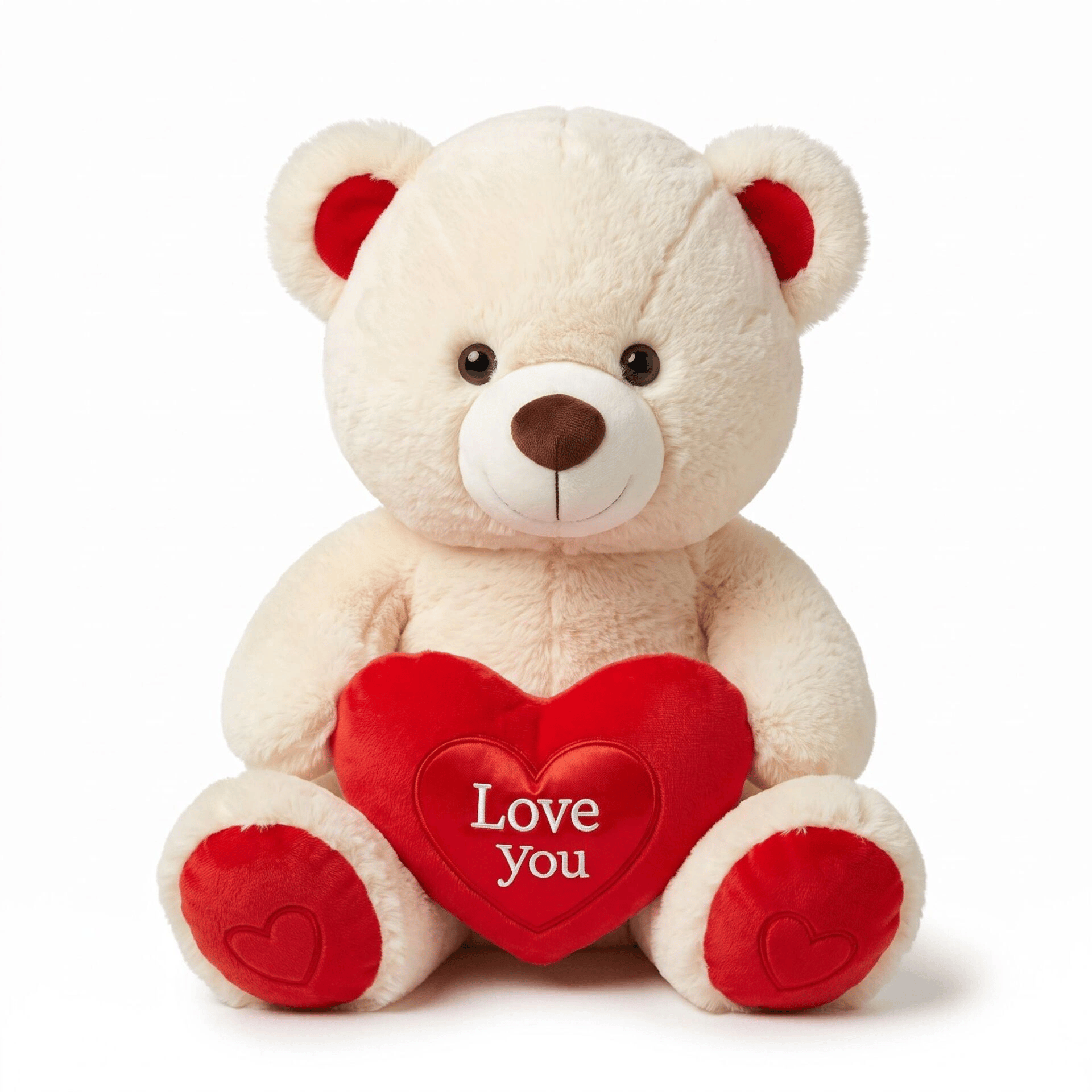 PL50233 55 CM KALPLİ AYI PELUŞ OYUNCAK