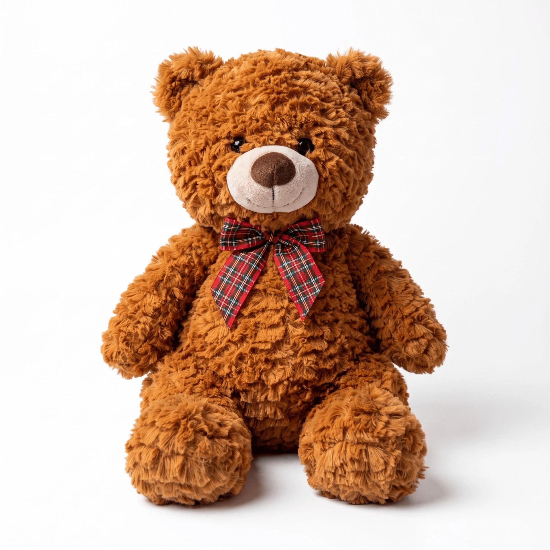 PL50243 50 CM AYI EKOSE KURDELALI PELUŞ OYUNCAK