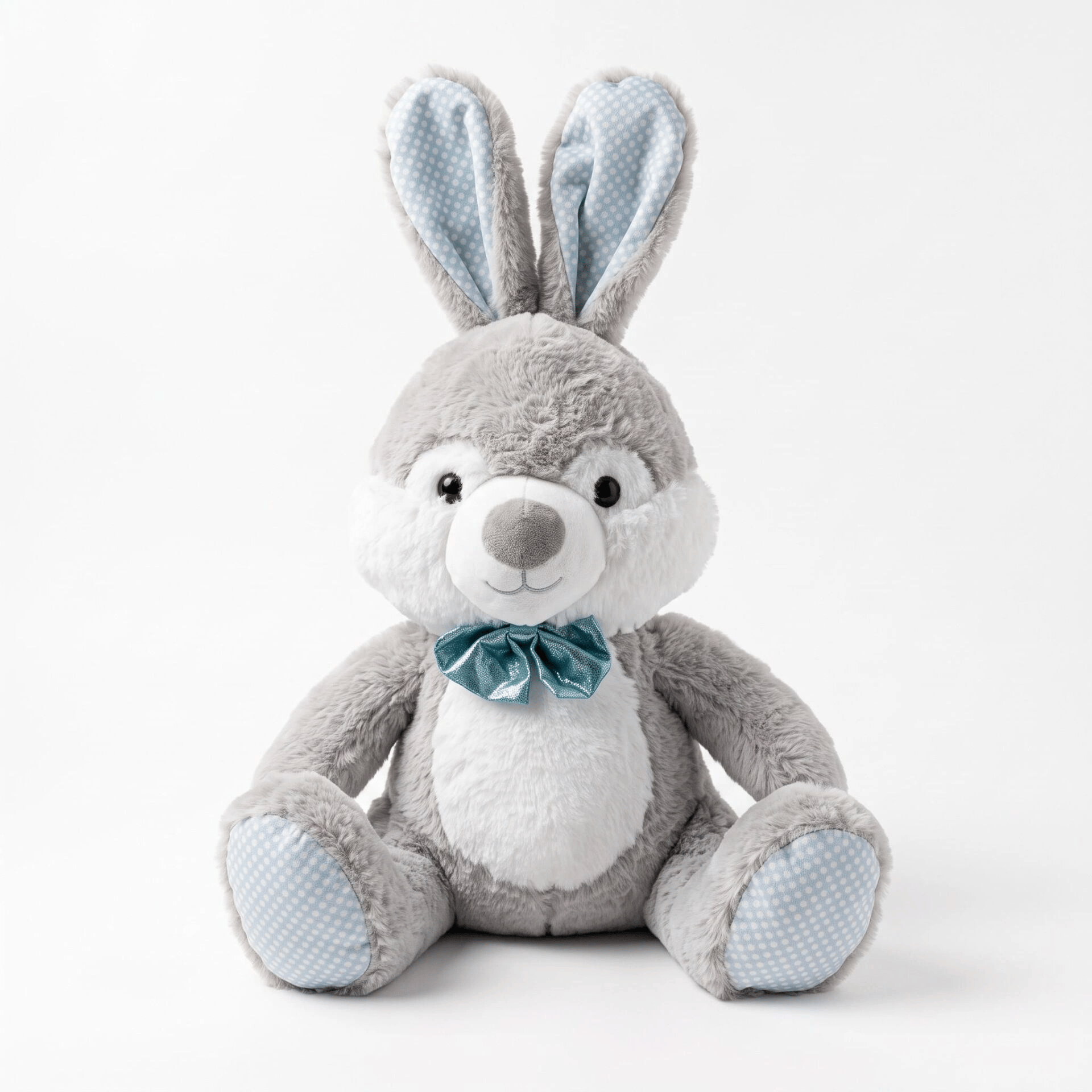 PL50245 60 CM TAVŞAN PAPYONLU PELUŞ OYUNCAK