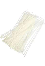Plastik Çırt Kelepçe 100 Parça Beyaz 3.6x200mm. Bx40