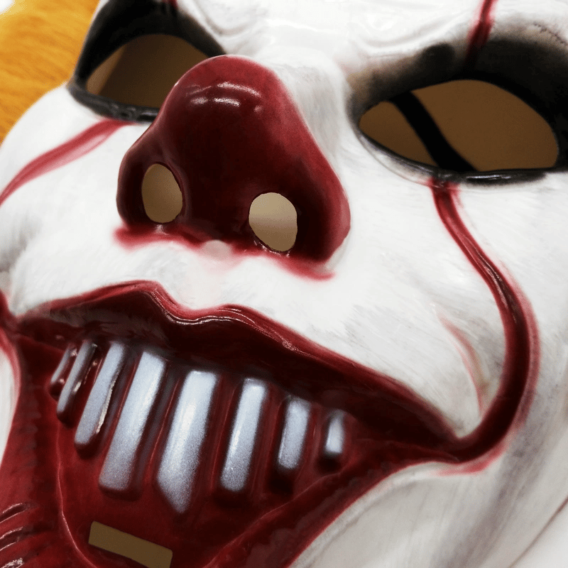 Plastik Joker Maskesi Killer Palyaço Maskesi Bx40