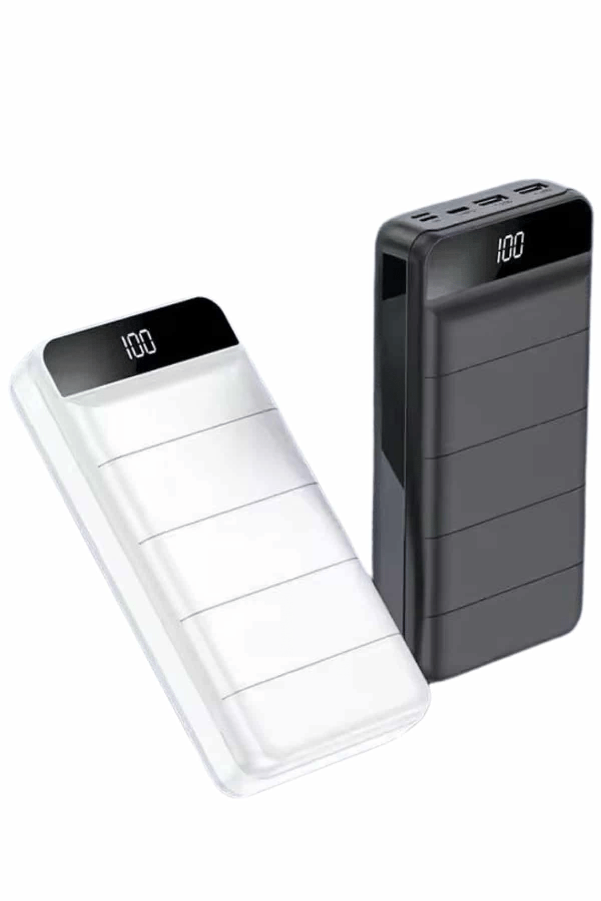 Powerbank 50.000 Mah Dijital Göstergeli Taşınabilir 4 Portlu Hızlı Powerbank Yeni Nesil