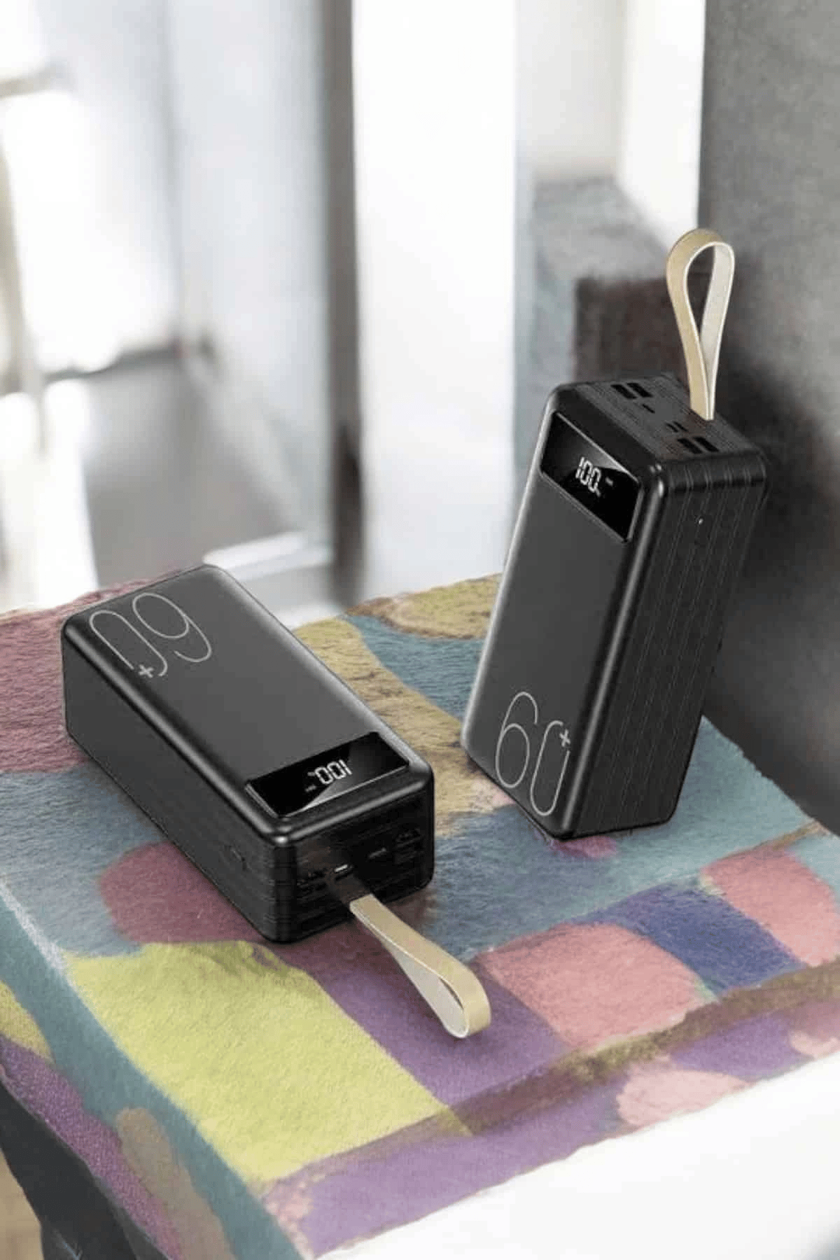 Powerbank 60.000 MAH 4 Portlu Uzun Şarj Süreli Dijital Göstergeli