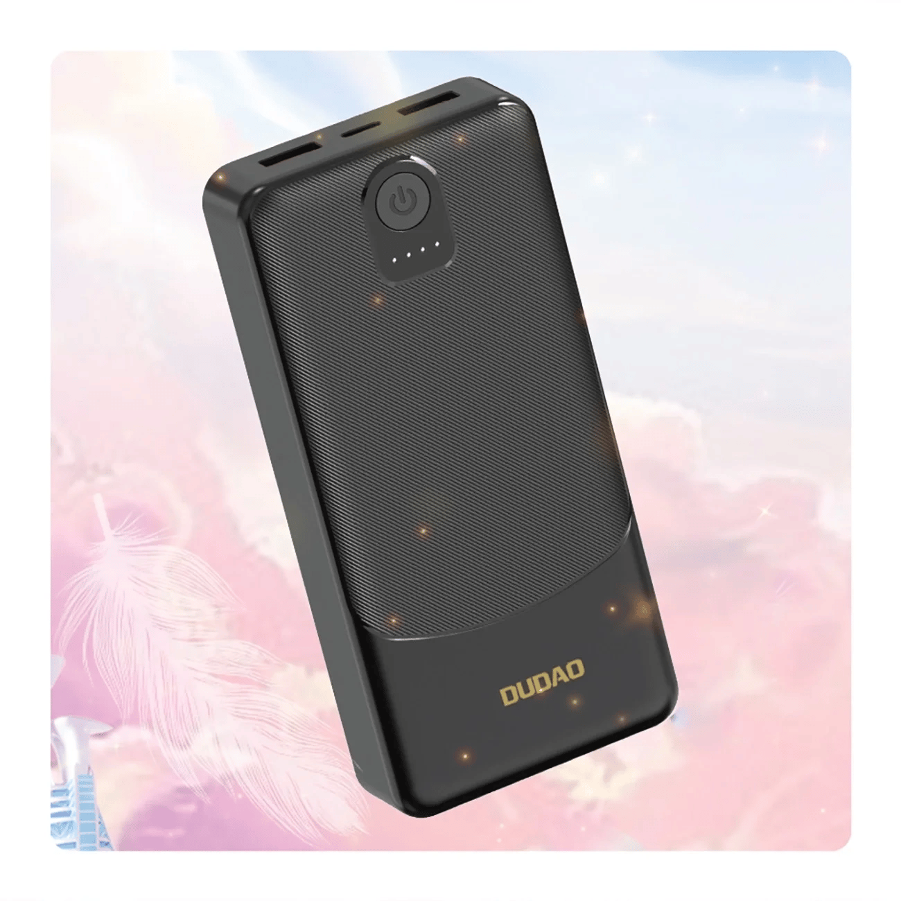 Powerbank Dudao K10pro 2.4a 20000mah 2 X Usb-a - Siyah Bx40