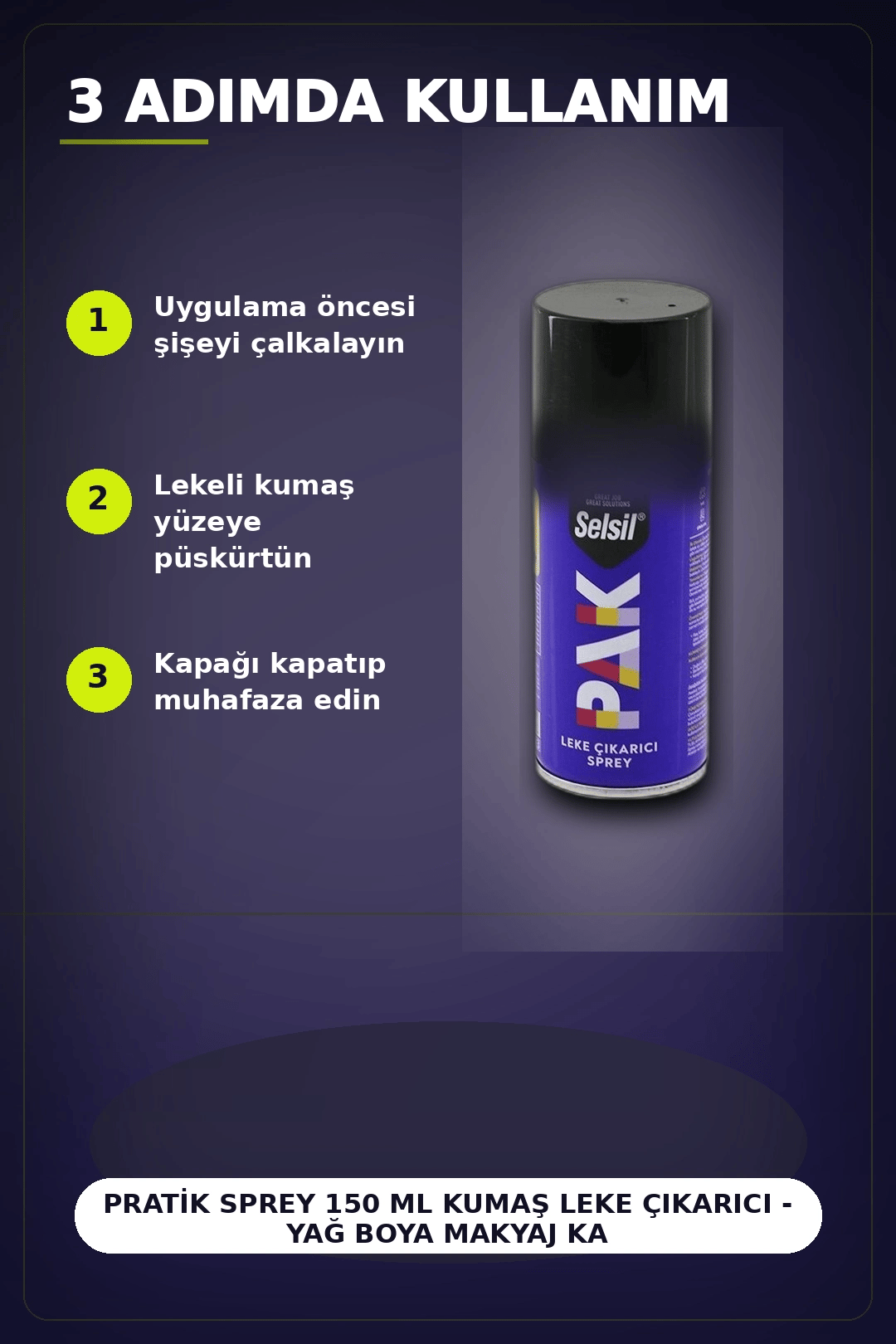 Pratik Sprey 150 Ml Kumaş Leke Çıkarıcı - Yağ Boya Makyaj Katran Çimen Çikolata BX-313449