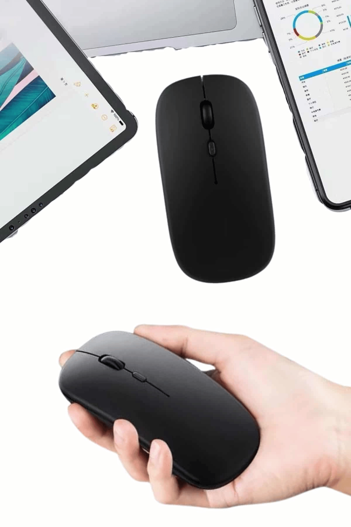 Profesyonel Mouse Wireless Oyuncu Faresi Bluetooth Bağlantılı