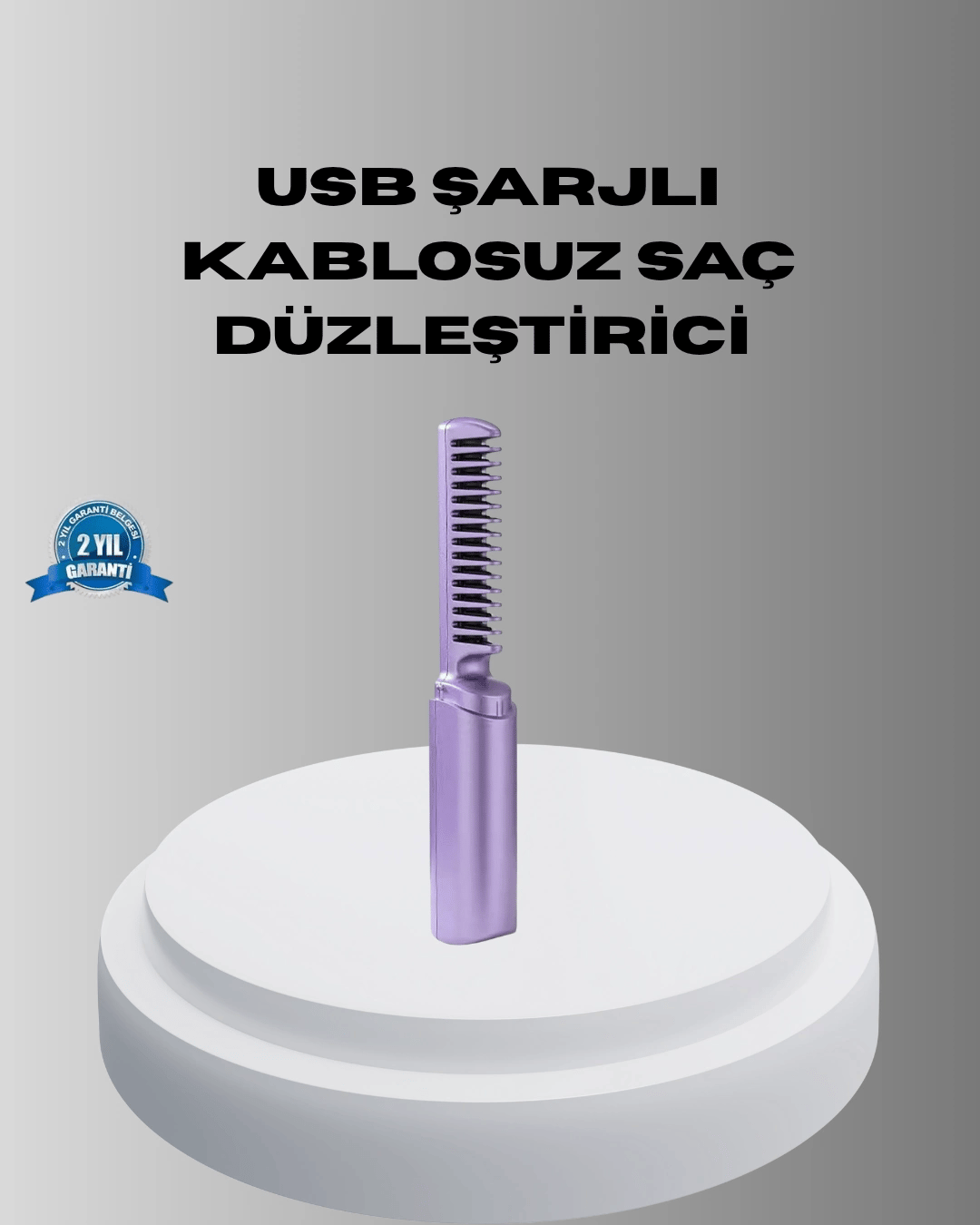 Profesyonel Saç Düzleştirici – Saç Tipine Göre Ayarlanabilir Sıcaklık ve Koruma
