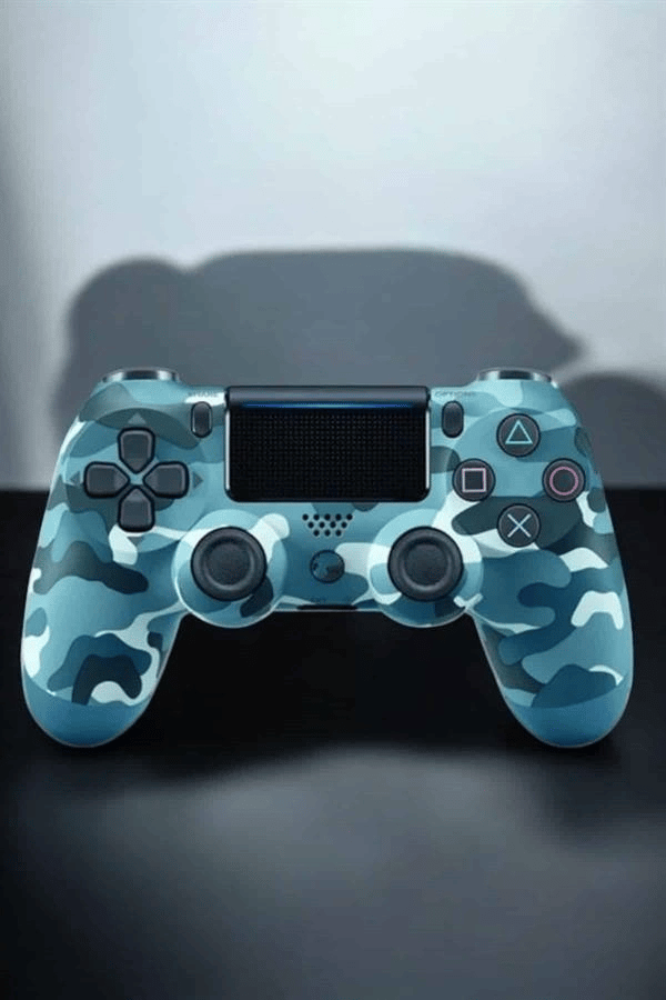 PS4 Oyun Kolu Kamuflaj Desenli Joystick
