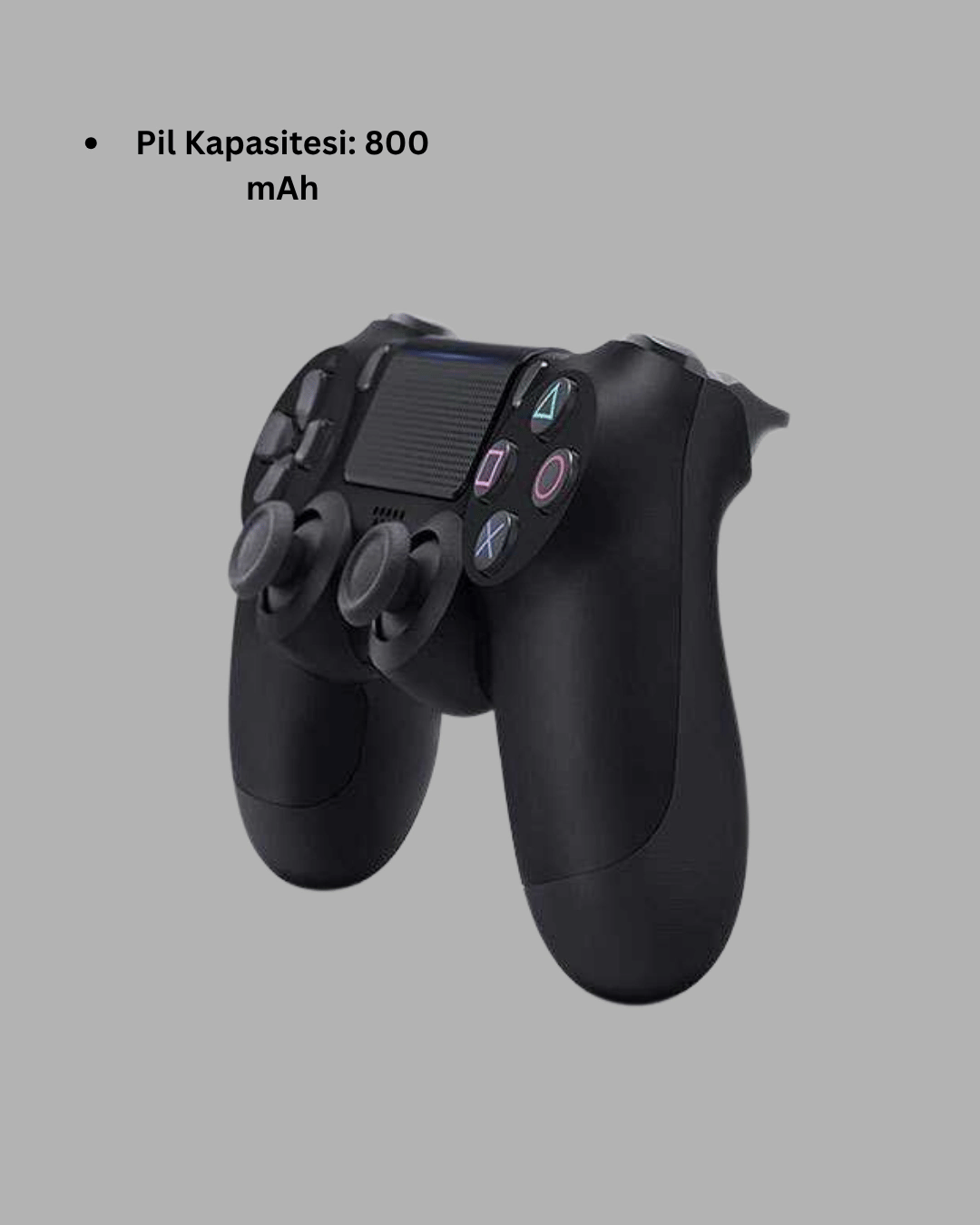 PS4 Uyumlu Kablosuz Oyun Kolu – Gerçekçi Titreşimli Geri Bildirim Yeni Nesil