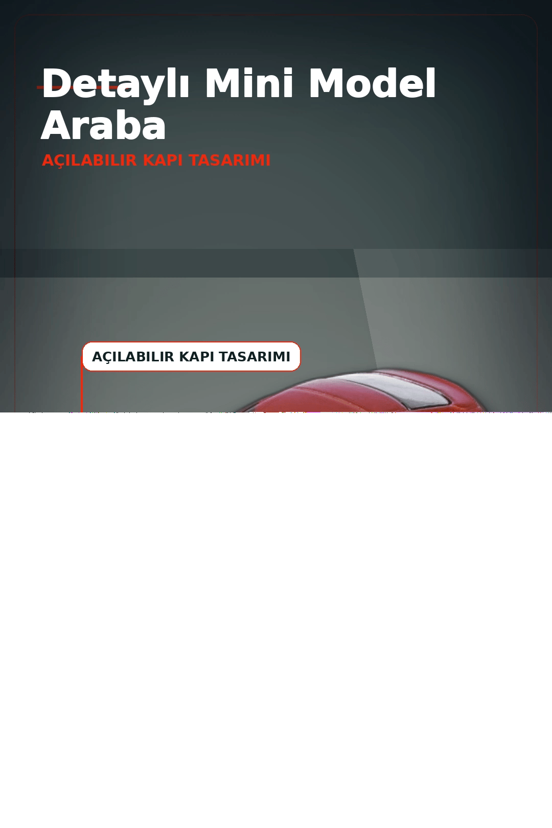 Resmi Lisanslı 7.5 cm Mercedes-AMG Mini Model Araba - 1 Adet, Koleksiyonluk Oyuncak BX-313313