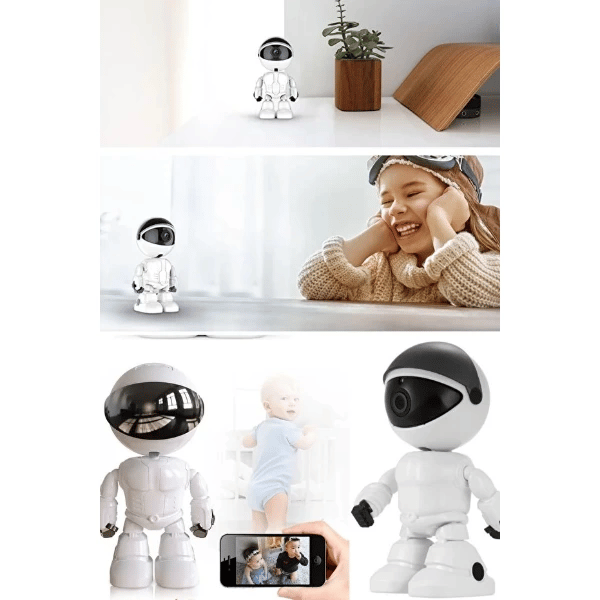 Robot Görünümlü Wi-Fi Bebek Kamerası