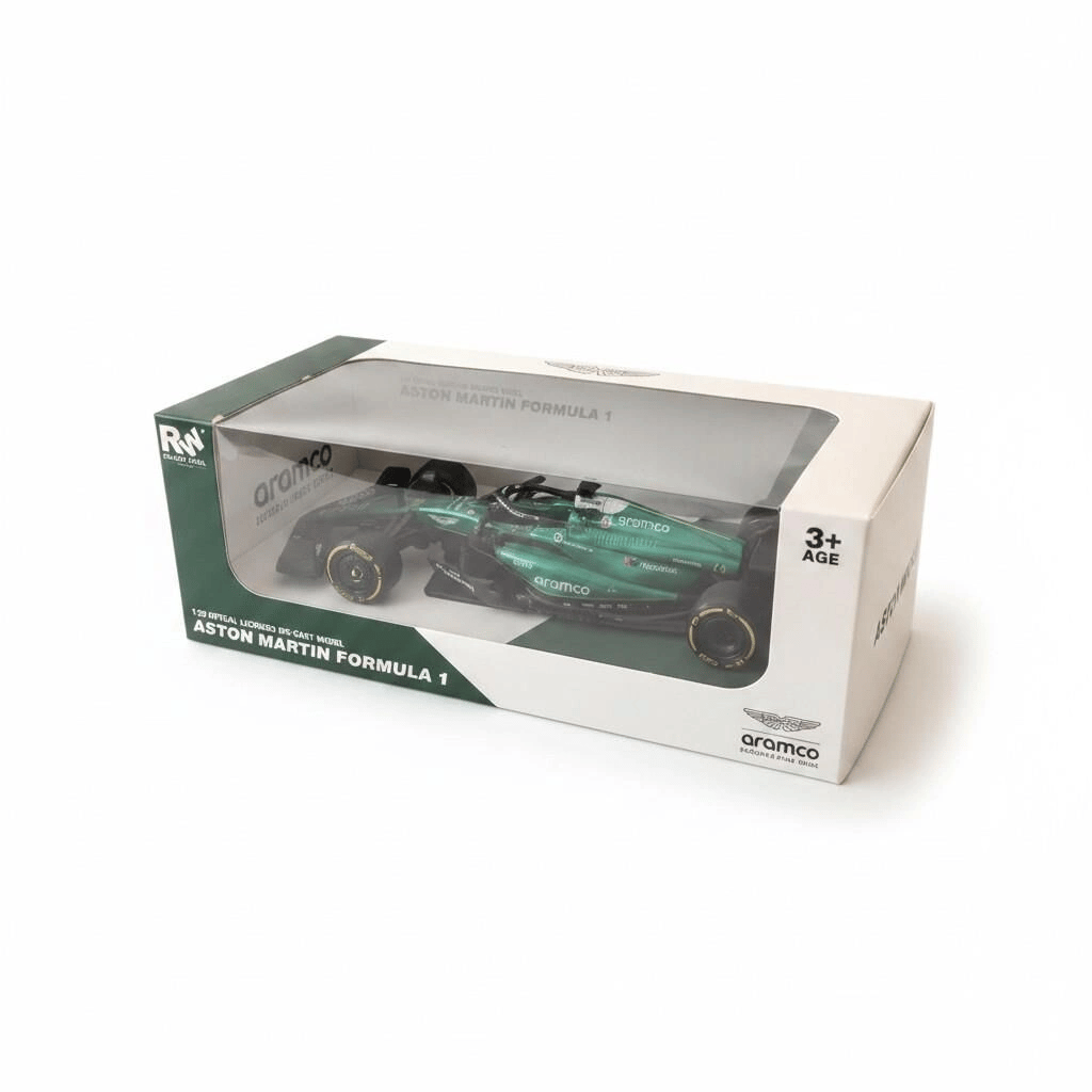 RW5143 1:43 ASTON MARTİN F1 ÇEK BIRAK ARABA METAL MODEL ARABA