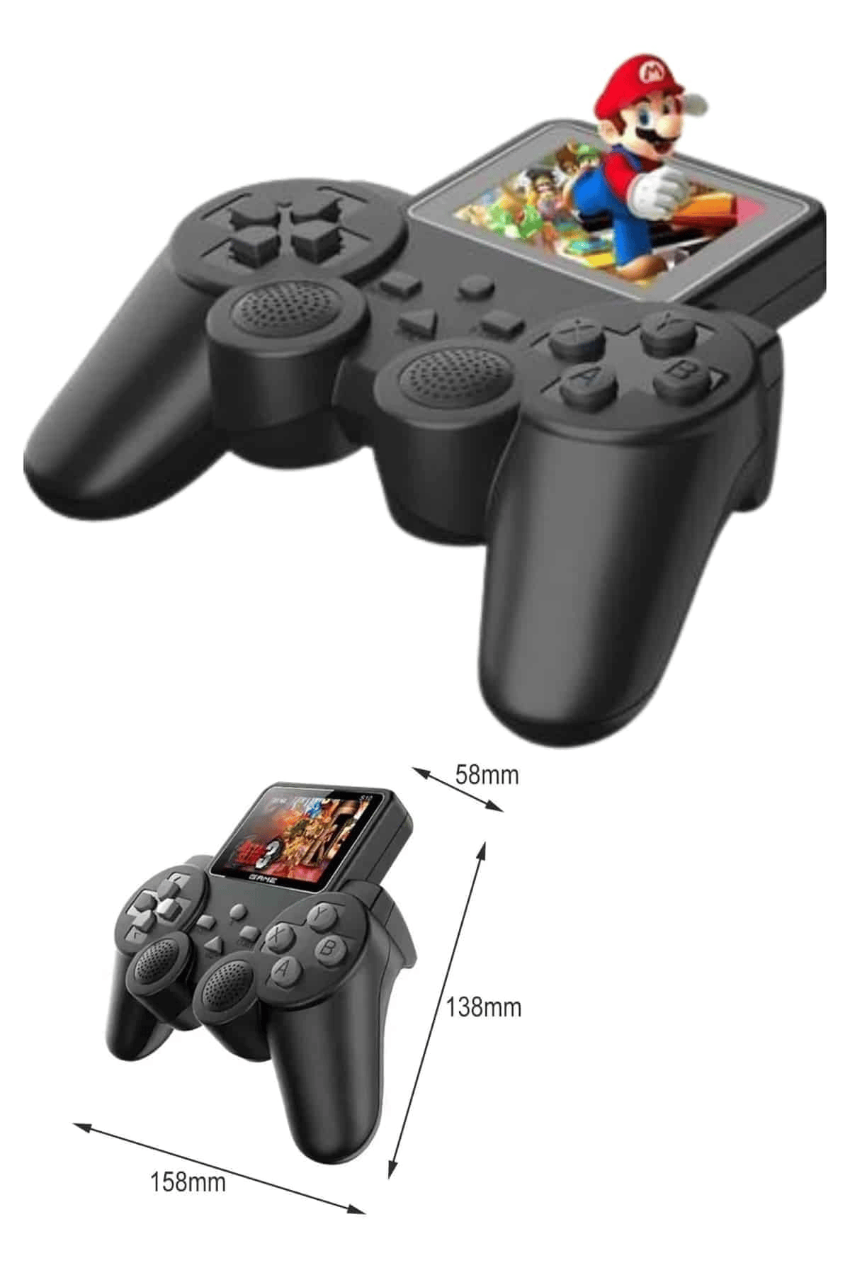 S10 Gamepad 520 Oyunlu Klasik Taşınabilir Retro Oyunlar Oyun Konsolu El Atarisi