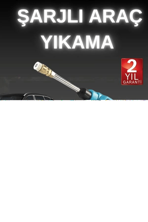 Şarjlı Ve Yüksek Basınçlı Oto Yıkama Makinesi Ve Sulama Tabancası Bahçe Yıkama Makinesi