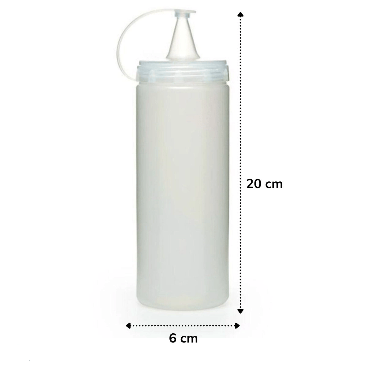 Şeffaf Kapaklı Sızdırmaz Yağlık Sosluk Şişesi Plastik Yağdanlık 400 Ml. Ap-9028 Bx40