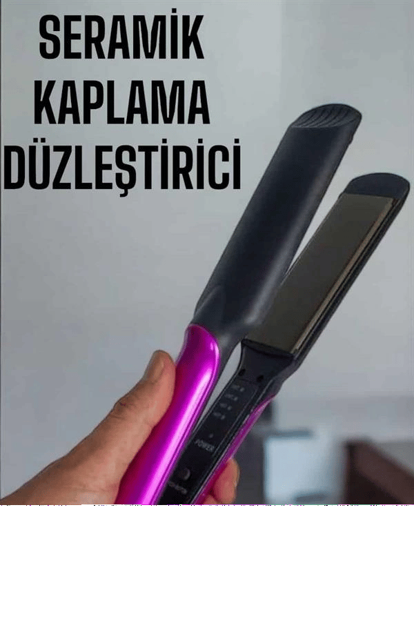 Seramik Kaplama Isı Ayarlı Yıpranma Karşıtı Saç Düzleştirici
