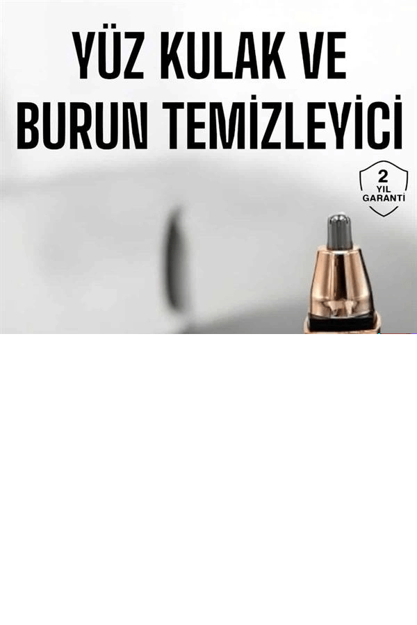 Seyahat Tipi Mini Taşınabilir Siyah Burun Kulak Yanak Kıl ve Tüy Temizleme Makinesi