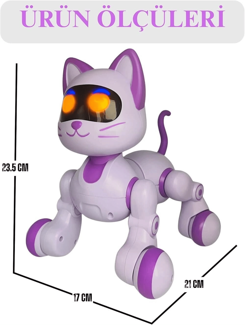 SH40194 U/K DANS EDEN ROBOT KEDİ -ZRV