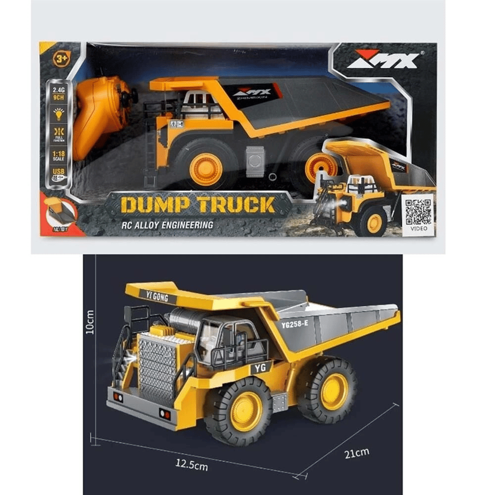SH40378 1:18 9 KNL ALAŞIM UZA.KUM. DÖKME KAMYON-ZR