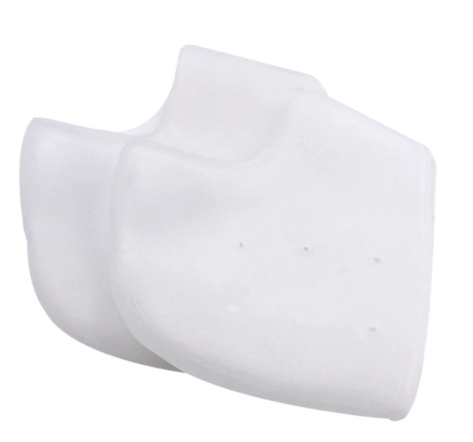 Silikon Topuk Çorabı Beyaz Renk Bx40