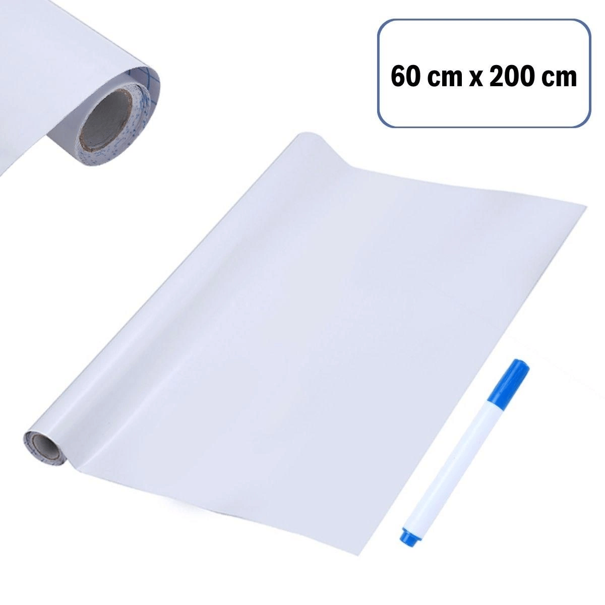 Silinebilir Kalemli Sticker  Duvara Yapışabilen Yazı Tahtası 60x100 Cm Bx40