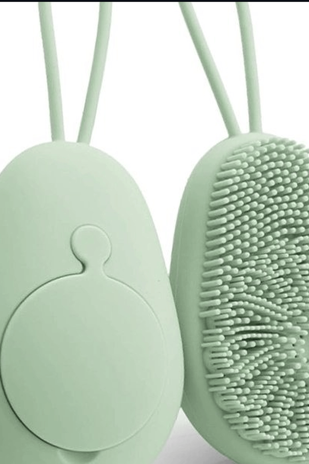 Sıvı Hazneli Yumuşak Silikon Duş Masaj Fırçası - Askılı Ergonomik 1 Adet BX-313489