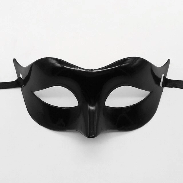 Siyah Renk Masquerade Kostüm Partisi Venedik Balo Maskesi Bx40
