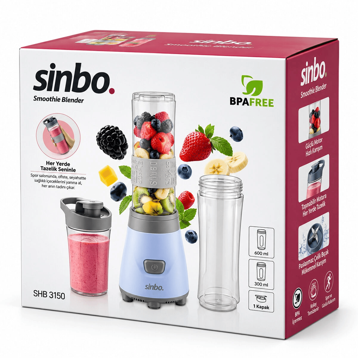 Smoothıe Blender 300w Shb-3150 Bx40