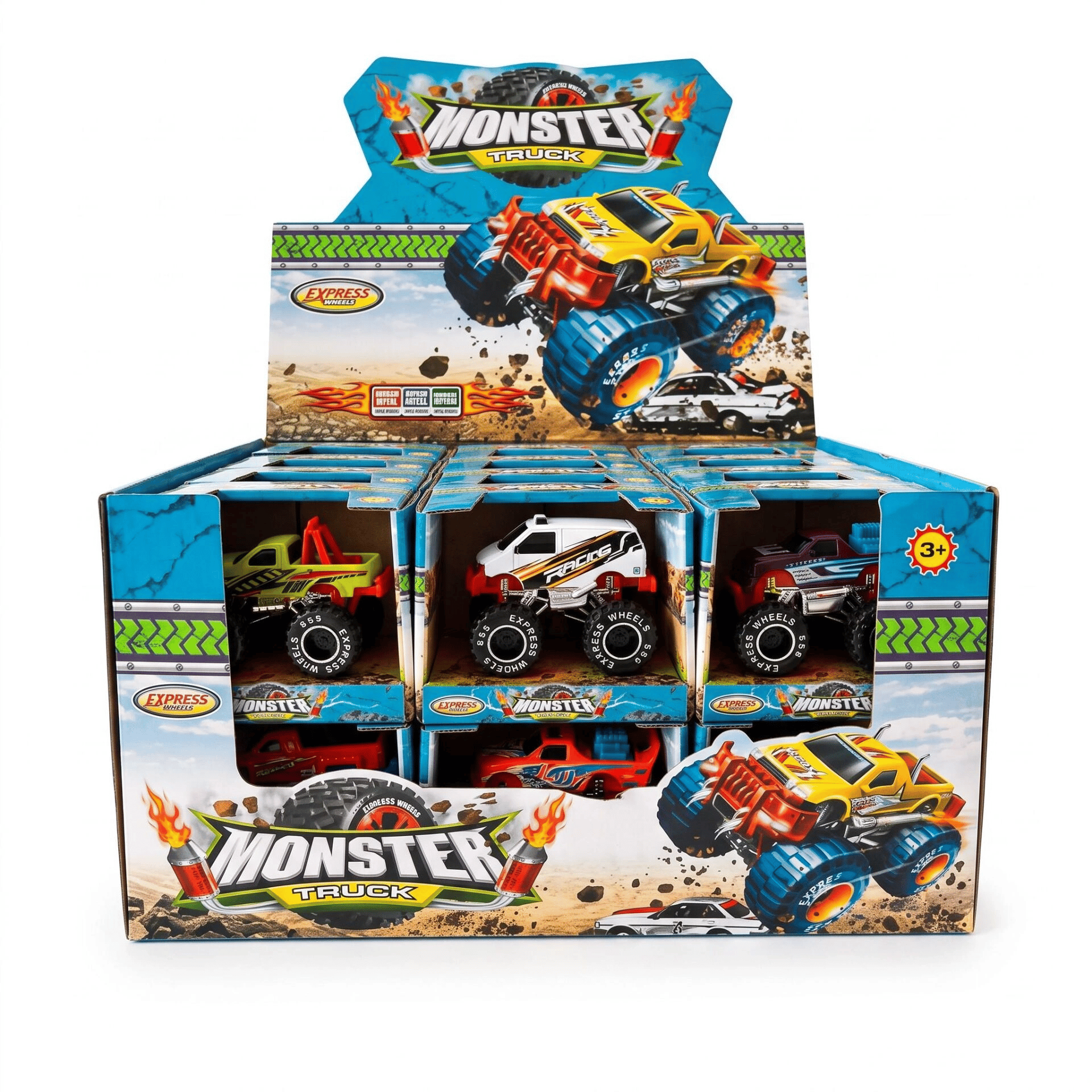 SNT106DB EXPRESS WHEELS - MONSTER TRUCK OYUNCAK JEEP 1 ADET FİYATIDIR