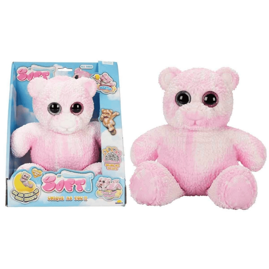 SoftT Karanlıkta Parlayan Deluxe Yumuşak Ayıcık