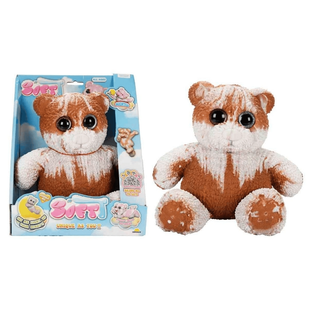 SoftT Karanlıkta Parlayan Deluxe Yumuşak Ayıcık
