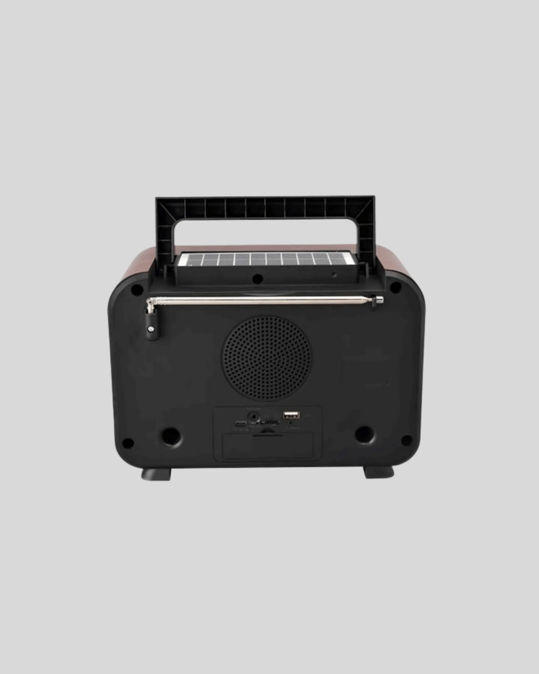 Şömine Efektli Solar Hoparlör Bluetooth 5.3 Radyo AUX USB TF Destekli