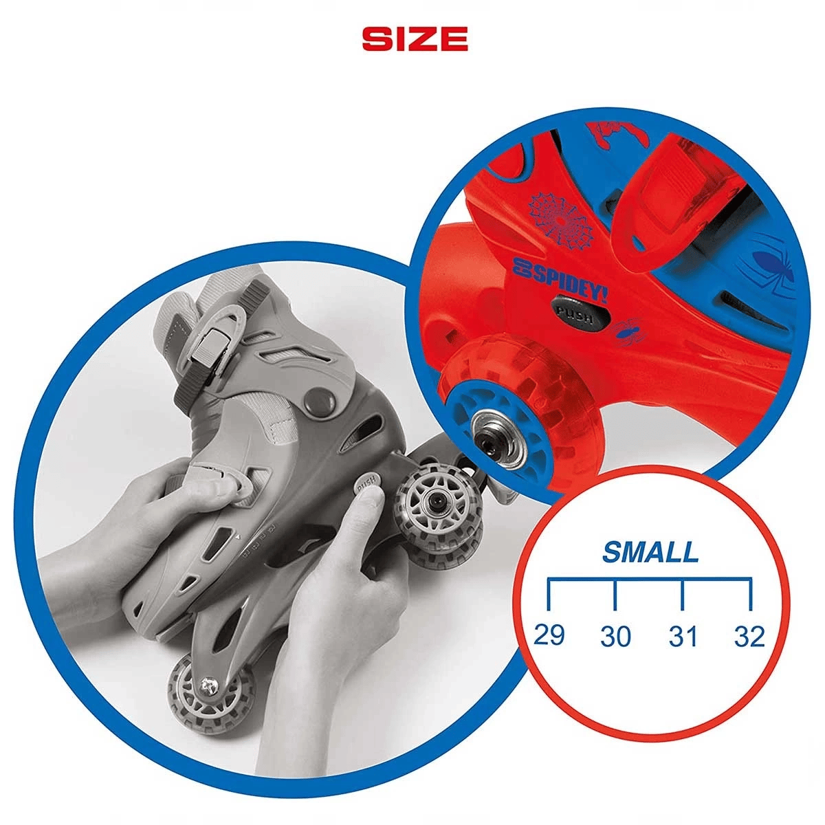 Spiderman Inline 3 Teker Paten - S00028631