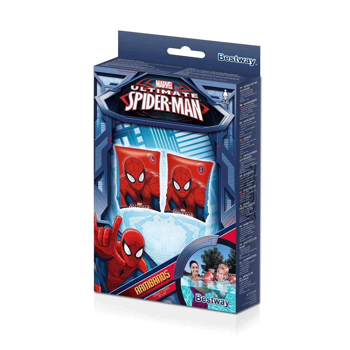 Spiderman Şişme Kolluk 23 x 15 cm - BW98001