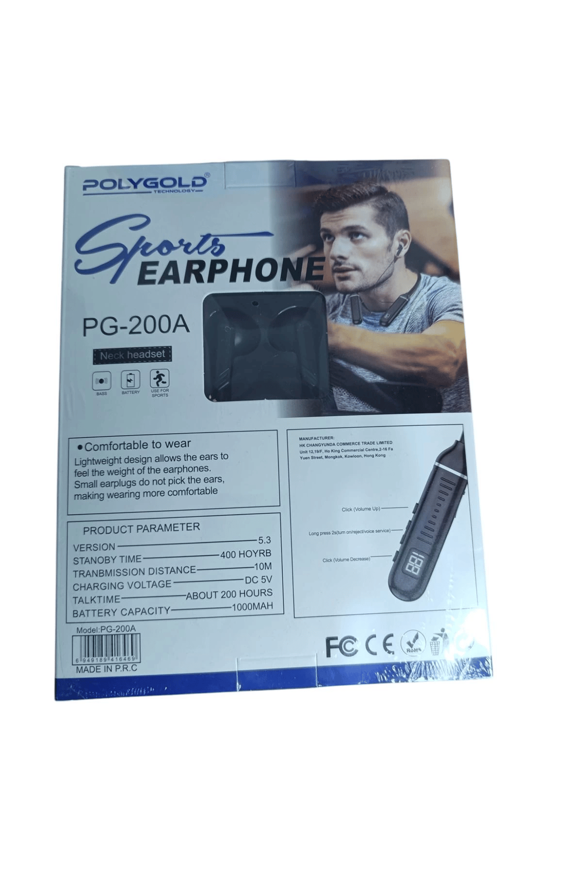 Sports Earphone PG-200A Bluetooth kulaklıklar