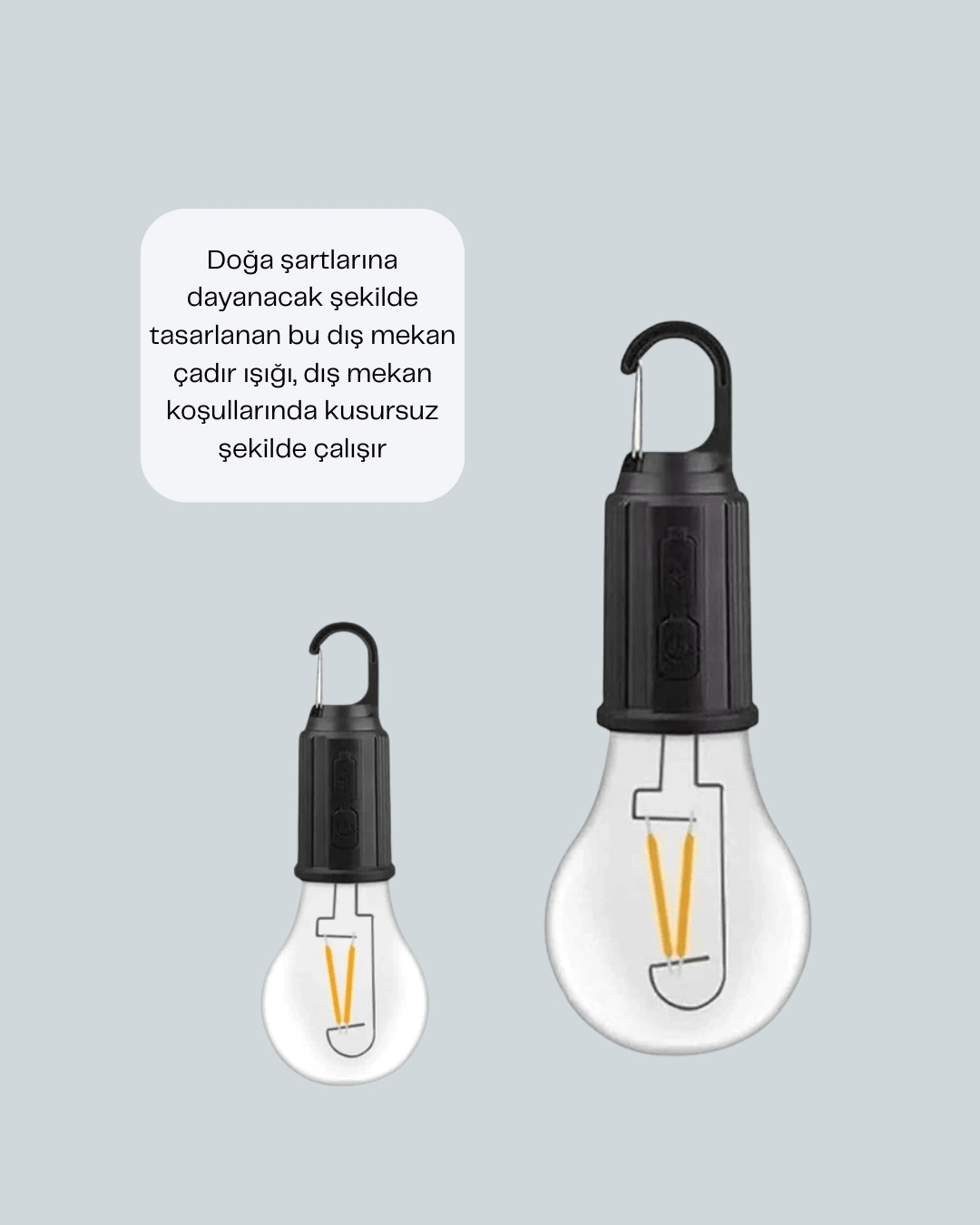 Su Geçirmez Dış Mekan LED Çadır Işığı