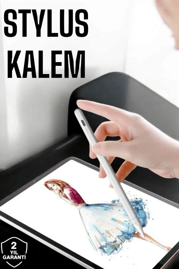 Tablet Kalemi Stylus Pen Dokunmatik Kalem Android Ve İOS Uyumlu Şarjlı