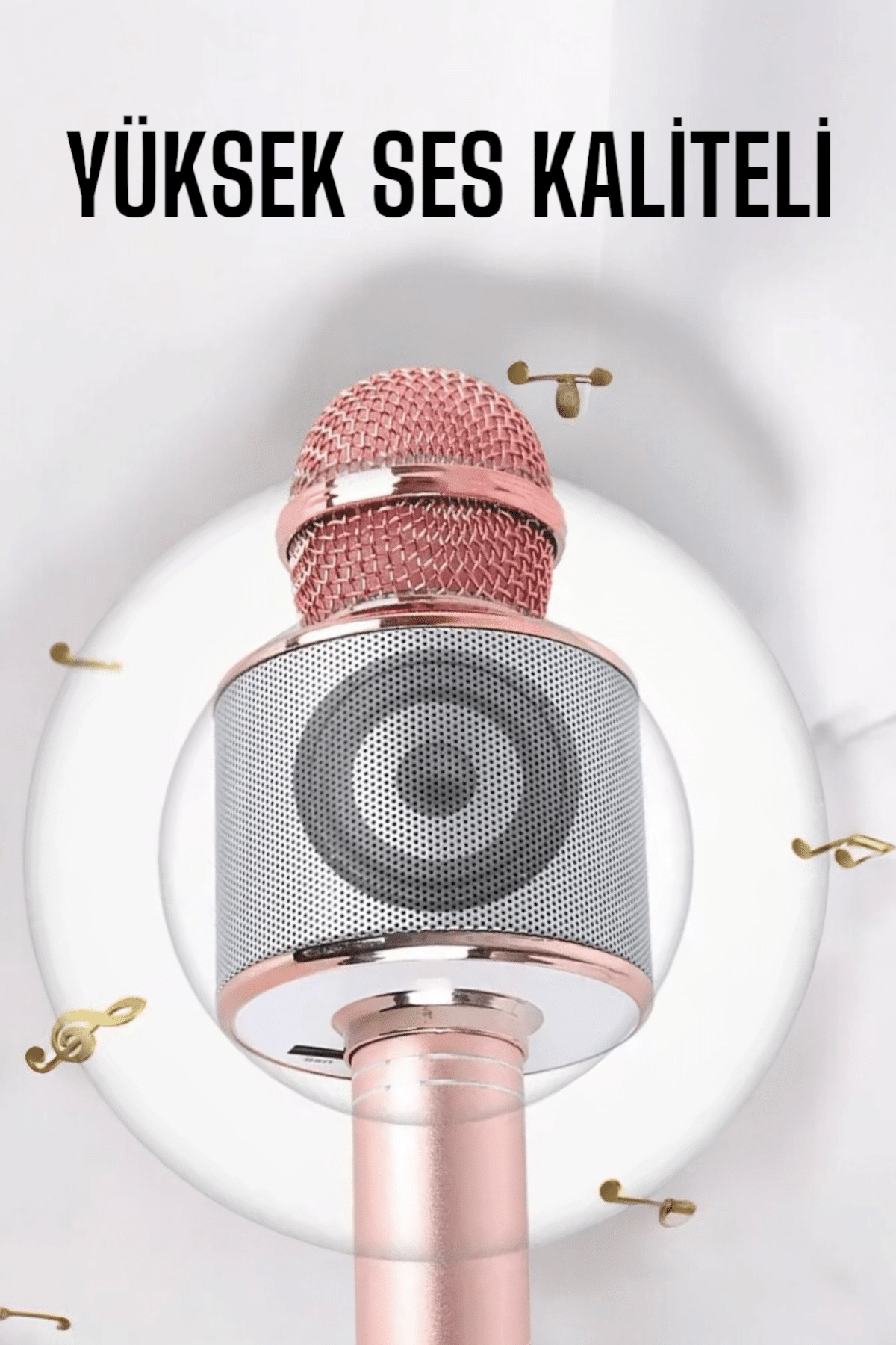 Taşınabilir Bluetooth Karaoke Mikrofon: Hafıza Kart Girişli, Etkileyici Performans