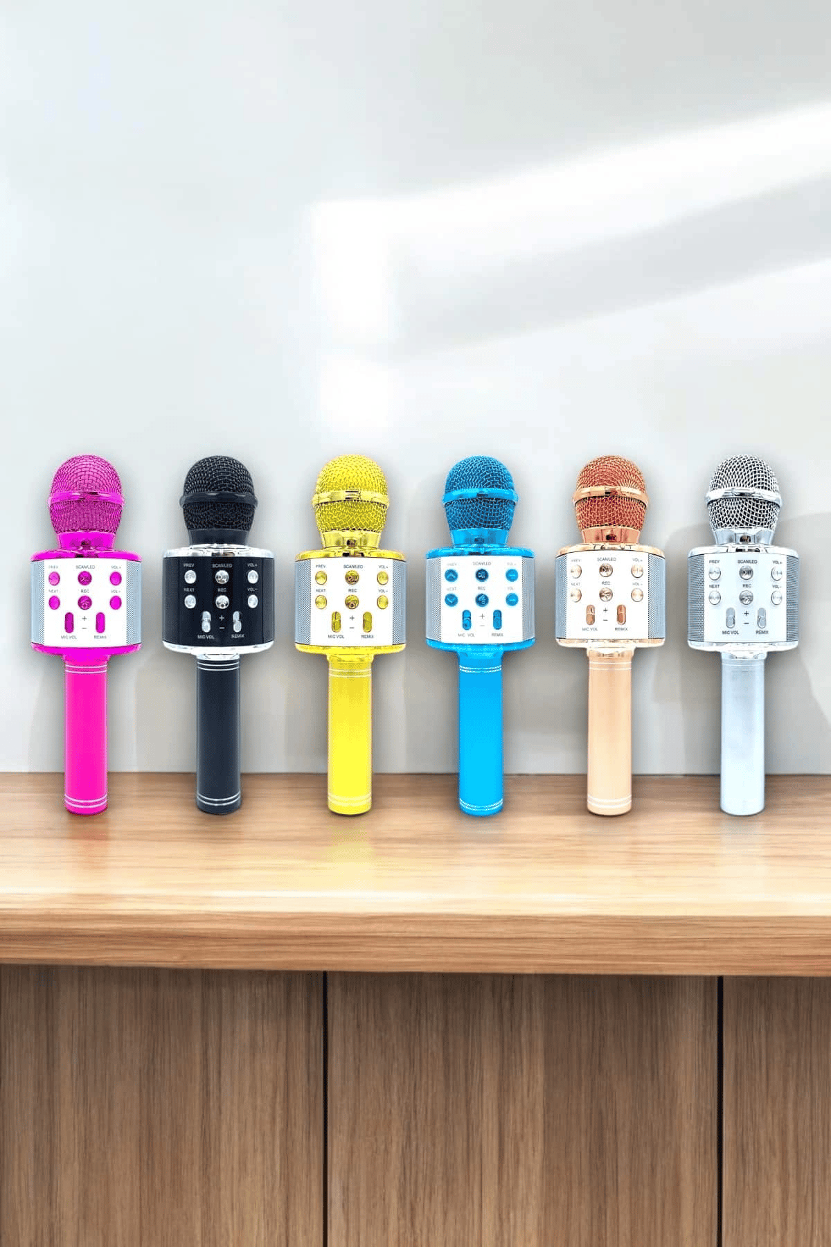 Taşınabilir Bluetooth Karaoke Mikrofon: Hafıza Kart Girişli, Etkileyici Performans