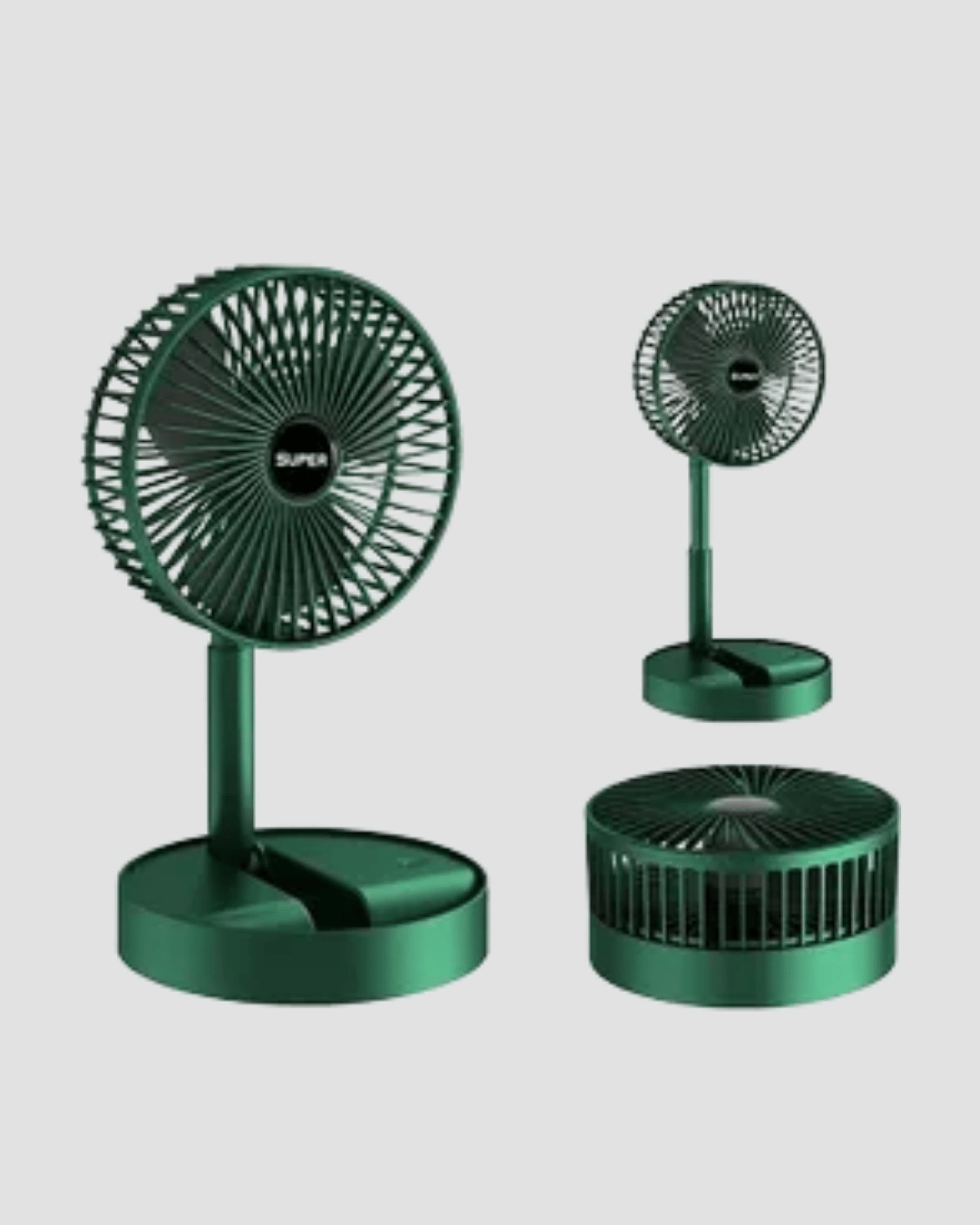 Taşınabilir Şarjlı Mini Fan – Katlanabilir Gövde, 3 Hız Kademesi