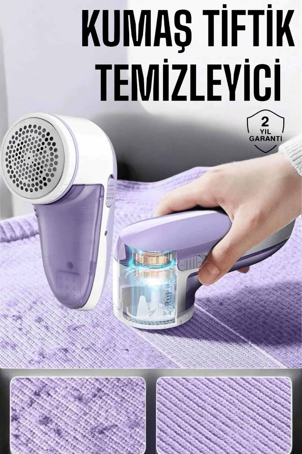 Tiftik Temizleme Makinesi USB Şarjlı Tüy Toplayıcı Kablosuz